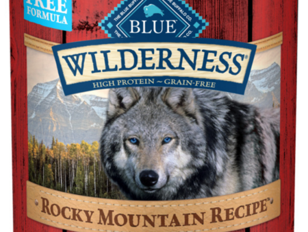 Blue Buffalo Wilderness Rocky Mountain Recipe Grain-Free Red Meat Dinner Adult Canned Dog Food Online Hot Sale