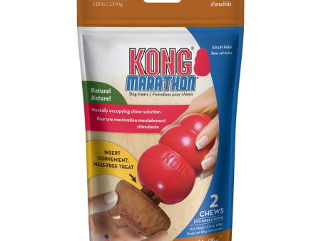 KONG Marathon Peanut Butter Dog Treat 2-Pack Fashion