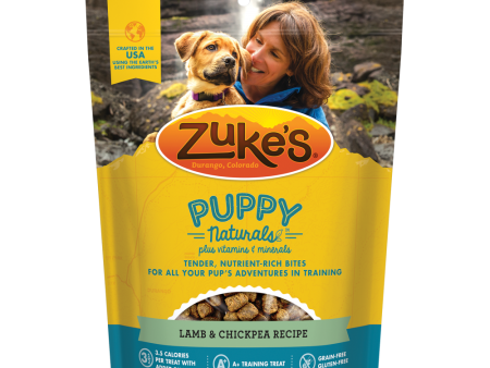 Zukes Puppy Naturals Grain Free Lamb and Chickpea Dog Treats Supply