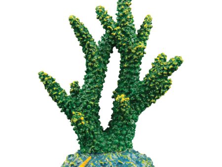 GloFish Ornament Coral Green Staghorn Tank Accessory For Discount