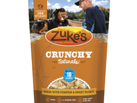 Zukes Crunchy Naturals Baked with Pumpkin &  Sweet Potato 10s Dog Treats Online Sale