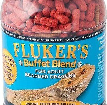 Fluker s Adult Bearded Dragon Buffet Blend Food Hot on Sale