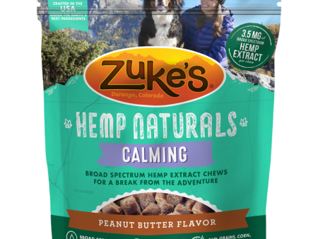 Zuke s Hemp Naturals Calming Peanut Butter Recipe Dog Treats Sale